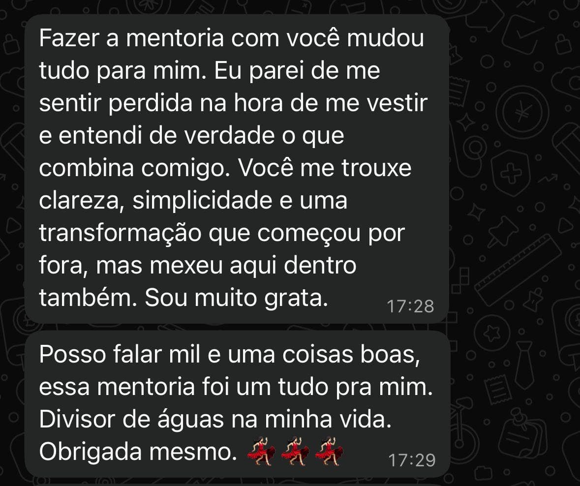 Depoimento via WhatsApp