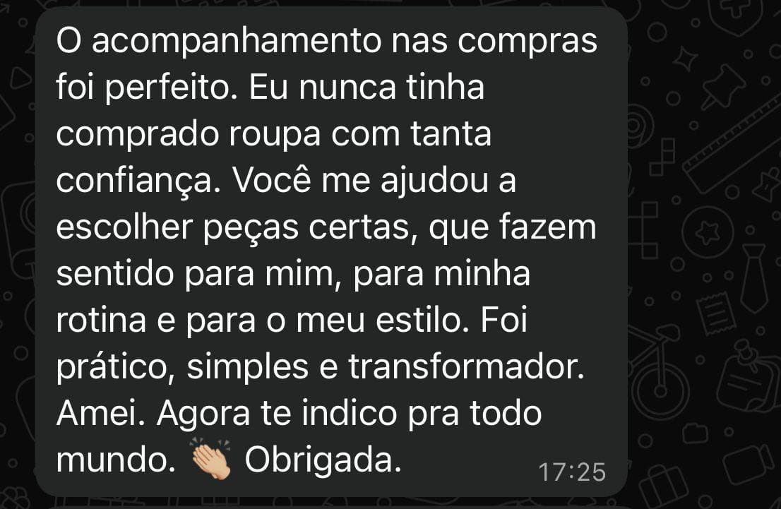 Depoimento via WhatsApp